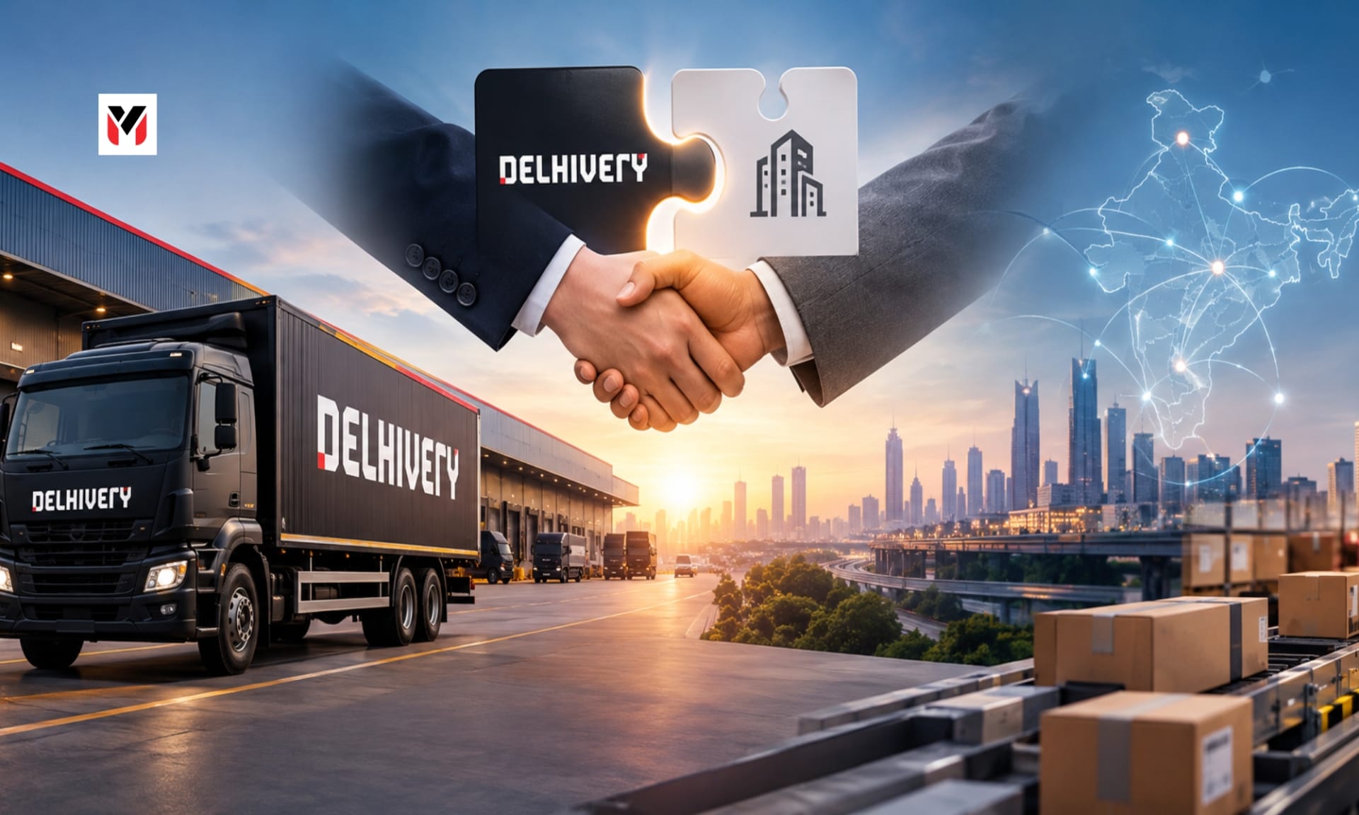Delhivery acquisition and network integration case study illustration