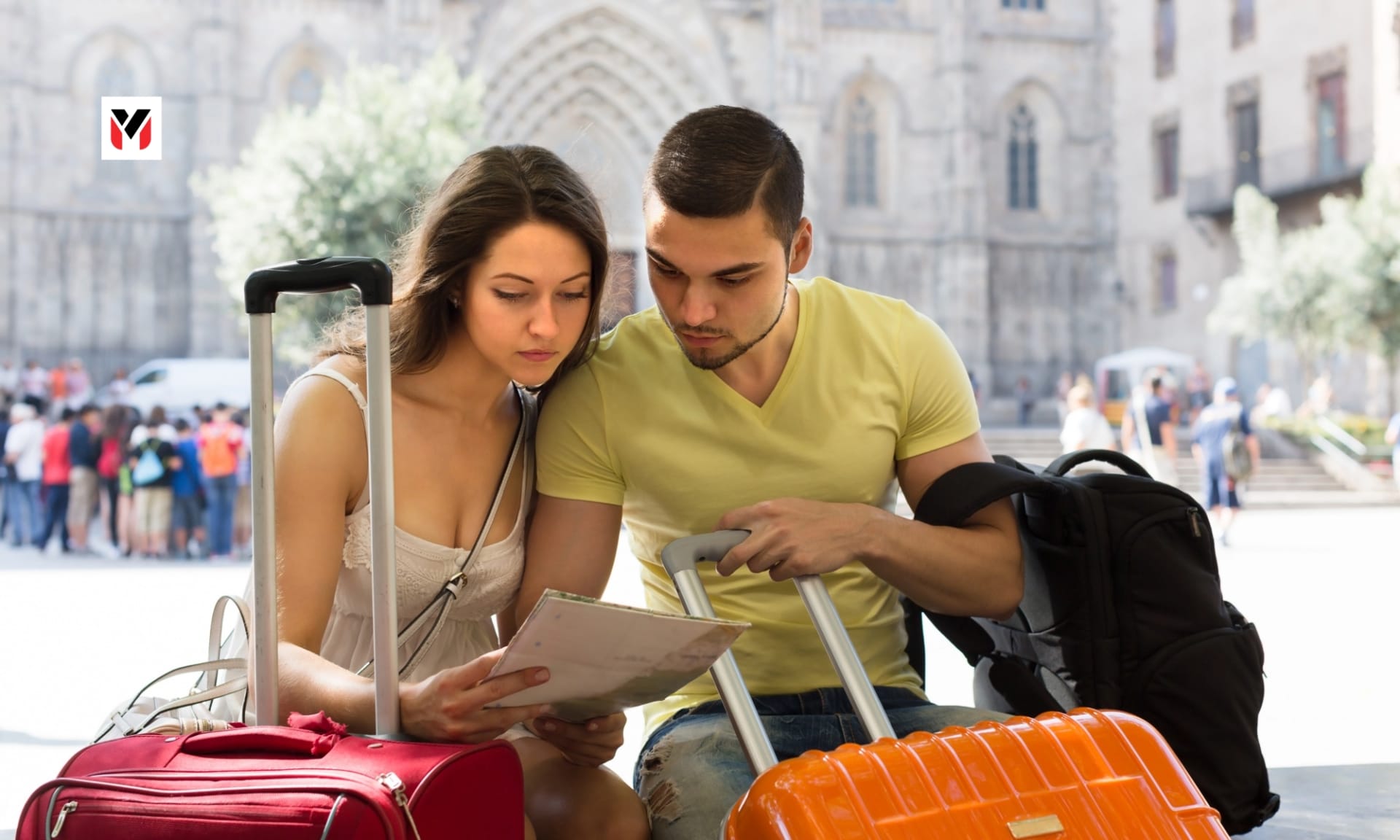 Counting travellers not just visits editorial illustration