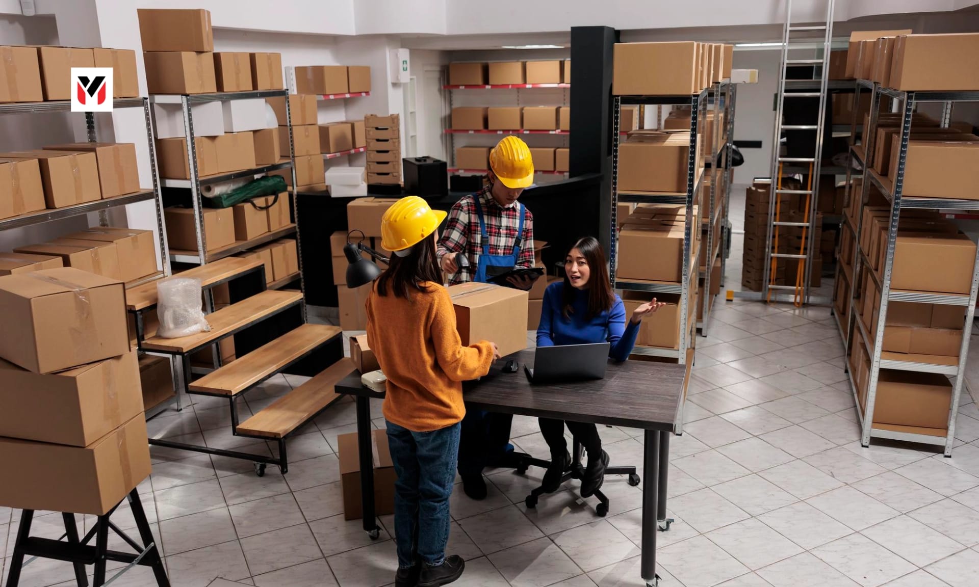 Commercial office and warehouse space selection guide illustration