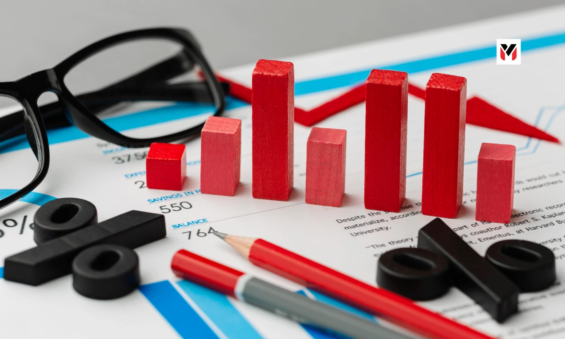 Clean bar chart on a charcoal background with a red accent